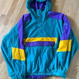 The North Face Teal and Purple Jacket
